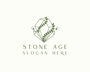 Enchanted Crystal Stone logo design