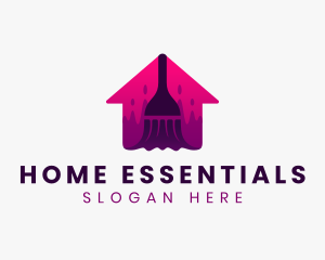 Home Paint Remodeling logo design