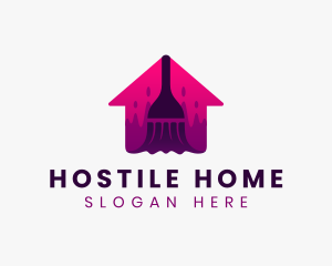 Home Paint Remodeling logo design