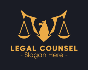 Golden Legal Griffin logo