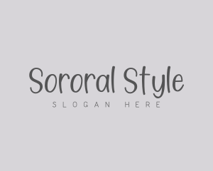 Handwriting Signature Style logo design