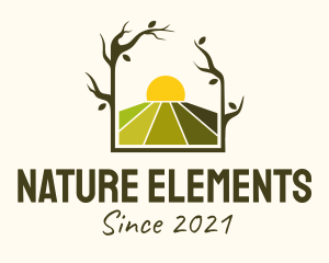 Sunset Nature Farm  logo design