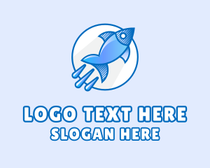 Blue Fish Rocket logo