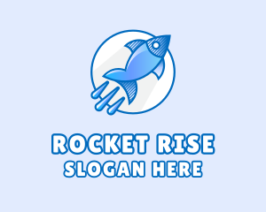 Blue Fish Rocket logo