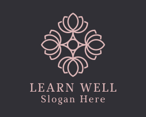 Botanical Wellness Flower  logo design