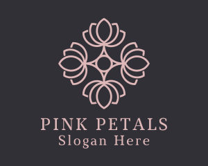 Botanical Wellness Flower  logo design