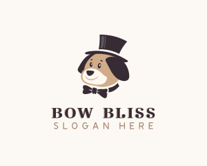 Cute Puppy Dog logo design