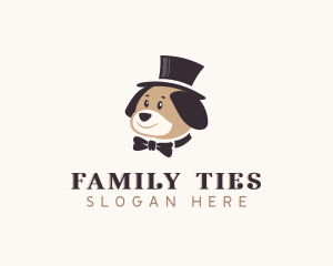 Cute Puppy Dog logo design