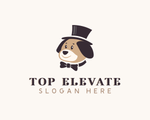 Cute Puppy Dog logo design