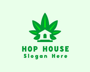 Marijuana House Property logo design