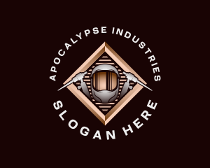 Iron Welding Industrial logo design