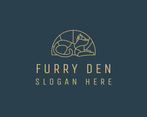 Cat Stained Glass Window logo