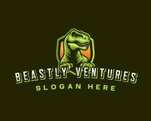 Dinosaur Beast Gaming logo design