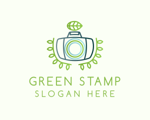 Green Leaf Camera logo design