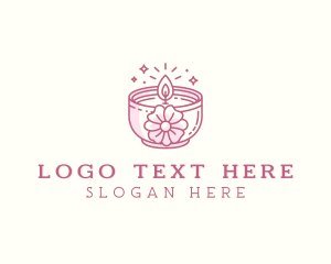 Flower Scented Candle Logo