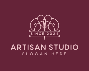 Needlecraft Artisan Apparel logo design