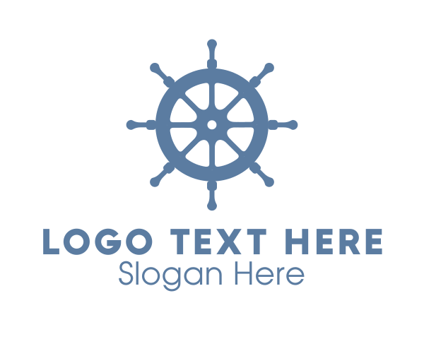 Blue Boat logo example 3