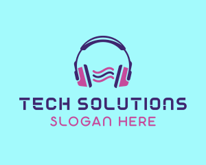 Headphones Audio Sound Logo