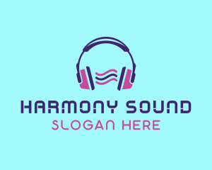 Headphones Audio Sound logo design