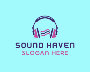Headphones Audio Sound logo