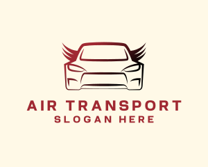 Auto Car Wings logo design