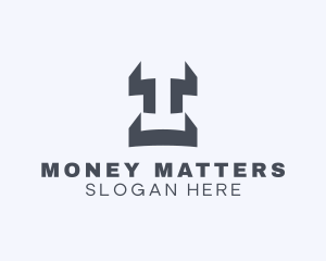 Marketing Business Shape Letter I logo