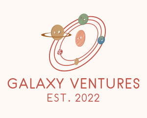 Button Tailor Galaxy  logo design