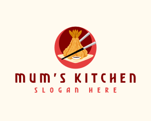 Shrimp Tempura Kitchen logo design