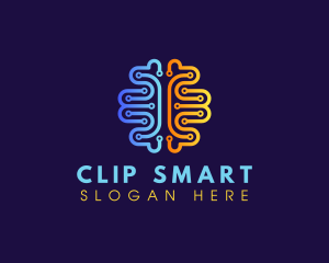 Mental Circuit Brain logo design