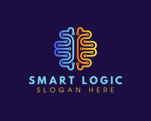 Mental Circuit Brain logo design