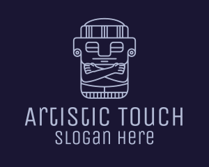 Aztec Burial Sculpture logo