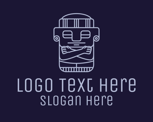 Aztec Burial Sculpture logo