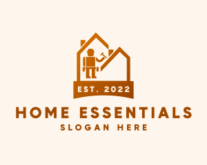 Home Construction Builder logo design