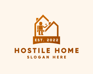 Home Construction Builder logo design