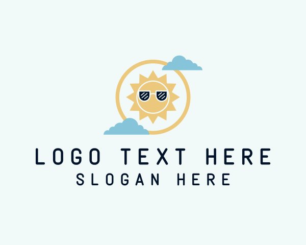 Sunglass logo example 3
