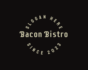 Simple Bistro Business logo design