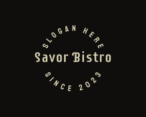 Simple Bistro Business logo design