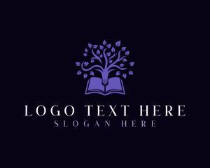 Branches - Book Information Tree logo design
