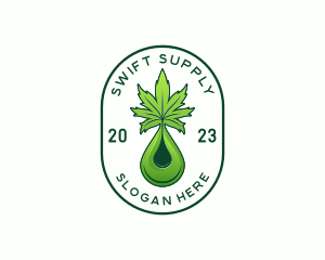 Cannabis Liquid Droplet logo