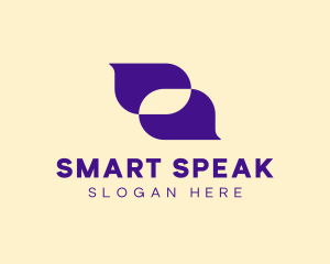 Call Center Speech Bubble logo design