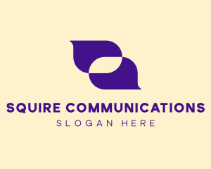 Call Center Speech Bubble logo design