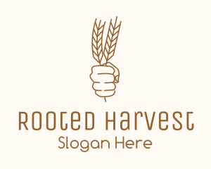 Wheat Baker Badge  logo design