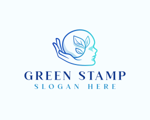 Mental Health Plant Hand Logo