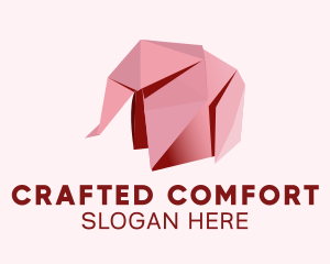 Origami Paper Elephant  logo design