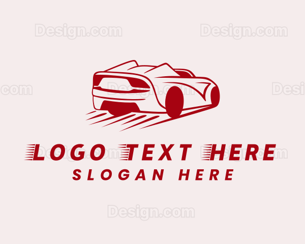 Red Fast Supercar Logo