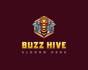 Insect Bee Hive logo design