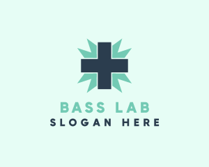 Natural Medical Doctor Cross logo design