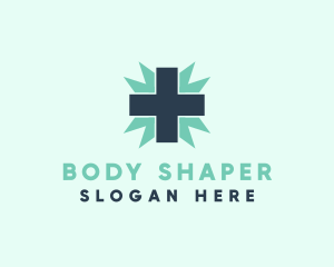 Natural Medical Doctor Cross logo design