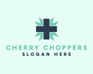 Natural Medical Doctor Cross logo design