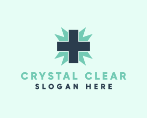 Natural Medical Doctor Cross logo design